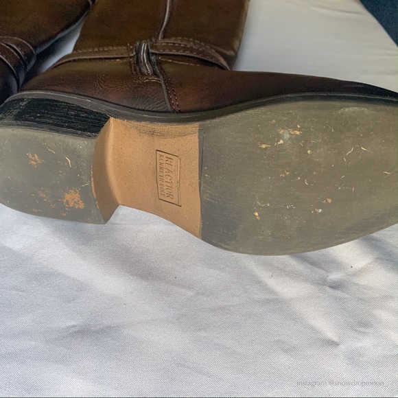 sold //! reaction by kenneth cole brown calf boots - Picture 6 of 6
